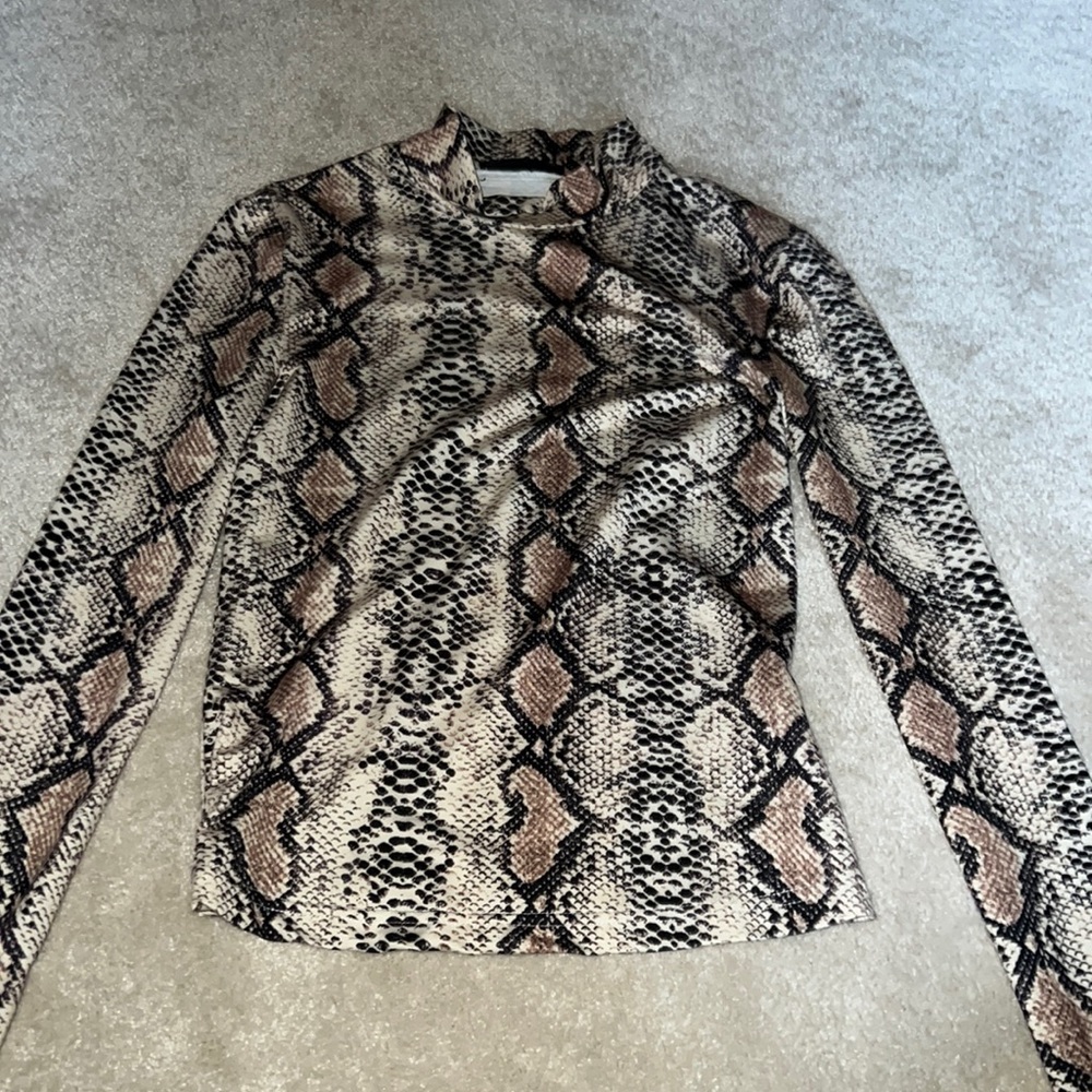 Snake skin shirt